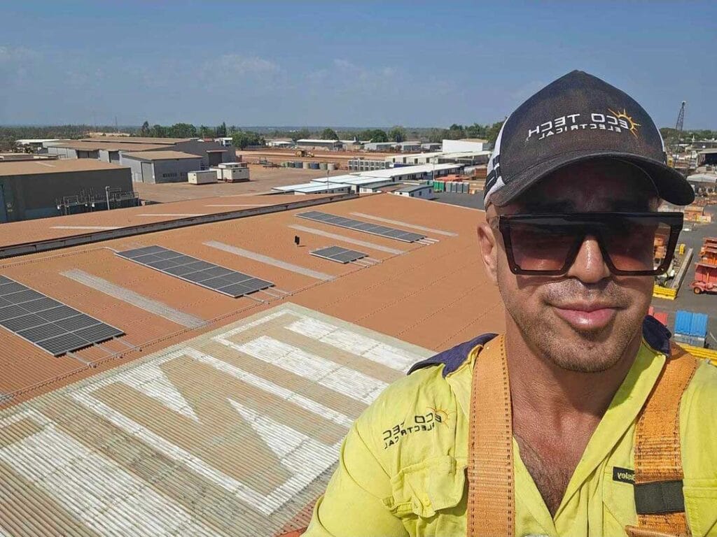 Solar install Darwin Dave